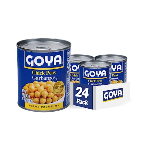 Image of Goya Foods Chick Peas, Garbanzo Beans, 10.5 Ounce (Pack of 24)
