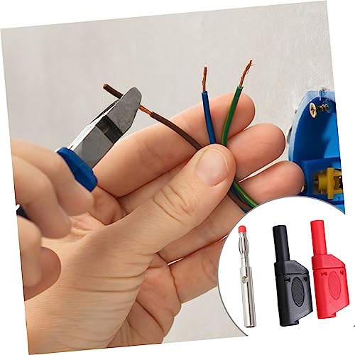 ULTECHNOVO 10 Pçs Plugue Banana Conectores De Fio Elétrico Conector De Plugue De Banana Plugues De B