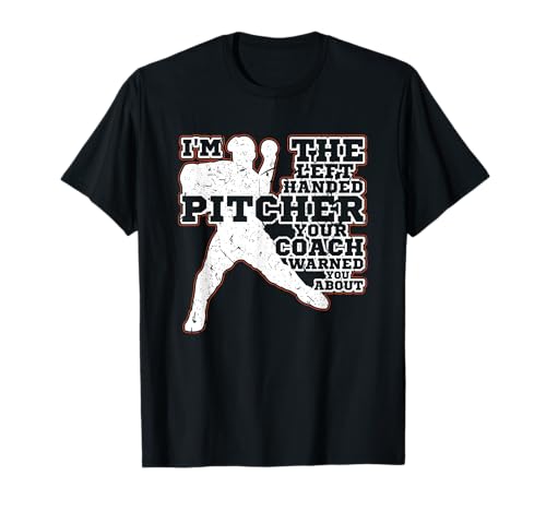 Left-Handed Pitcher Baseball T-Shirt
