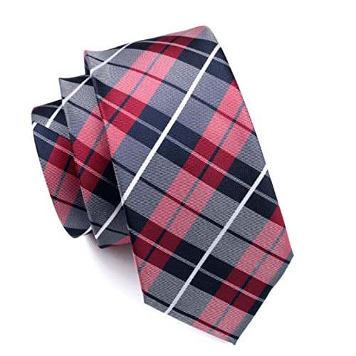 Set para hombre corbata y tirantes de seda rojo miniatura 5