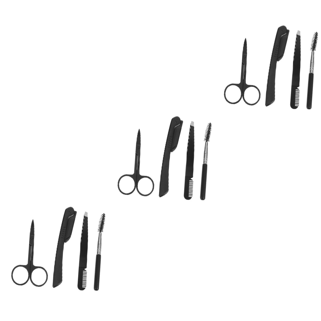 BESTYASH 1 Eyebrow Shaping Kit with Precision Tweezers Scissors Brush Razor for Effortless Grooming Durable Tools for Trimmed Brows