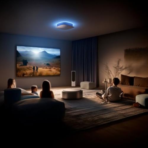 Pantalla Proyector Retráctil 4K HD 60 pulgadas 16:9 miniatura 3