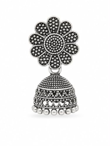 Image of Mirakii Jewels 16 Pair Traditional Premium Jhumka Set with Gift Box