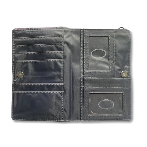 Image of Big Skinny Women's Plus Size myPhone Bi-Fold Slim Wallet, Holds Up to 20 Cards