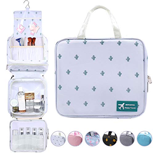 Hanging Travel Toiletry Bag for Women and Men, Waterproof Cosmetics Bag, Bathroom