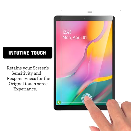 Image of Samsung Tab A 10.1 (2019) Tempered Glass | Screen Protector Tempered Glass for Samsung Galaxy Tab A 10.1 inch (2019) (SM-T510 / SM-T515) Transparent