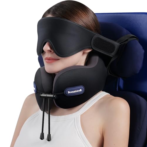 Bonairest Neck Pillow with Eye Mask