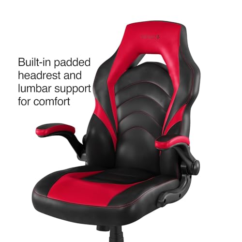 Image of Staples Emerge Vortex Gaming Chair, Ergonomic, Swivel, Black, 2-Pack