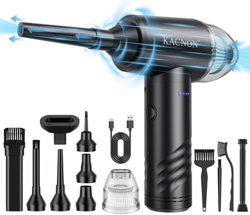 3-in-1 Electric Compressed Air Duster with Keyboard Cleaner Kit ...