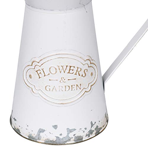 Apsoonsell Rustic Shabby Chic Vase Small Metal Vase Vintage Milk Jug Mini Pitcher Decorative Flower Vase Farmhouse Decor For Home, Kitchen, Bathroom #TOP4
