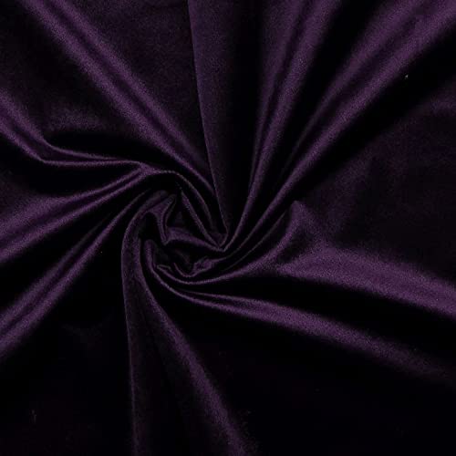 Tissu velours peluche violet vif idéal pour créer des costumes de fête uniques de 10m