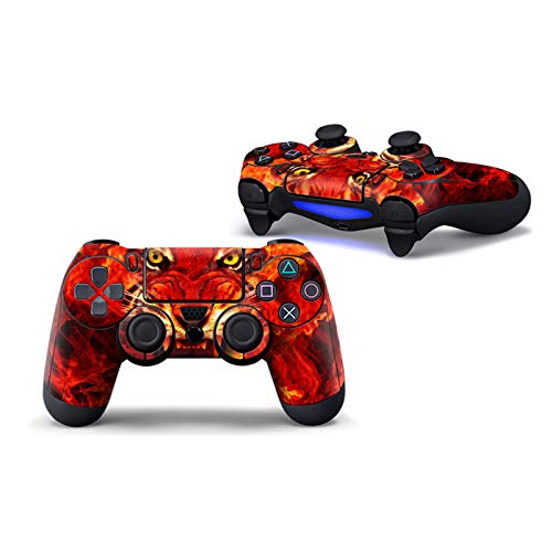Image of Skin for Ps4 Controller, 3pcs Whole Body Vinyl Decal Cover Sticker for PlayStation 4 Controller (PS4 Controller #1)
