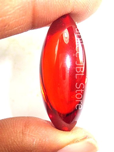 So Rare Red Naga Eye Stone Almond or Rugby Ball Shape Lucky Gems Amulets product thumbnail 5