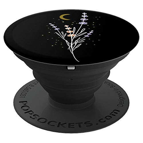 Moon Lavender Cool Satellite Cresent Luna Stargazer Gift PopSockets Support et Grip pour Smartphones et Tablettes