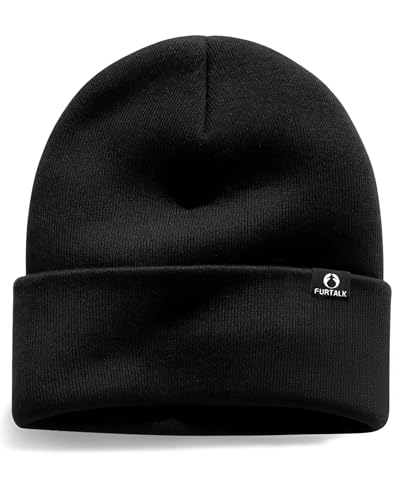 FURTALK Merino Wool Beanie Hat for Men Women