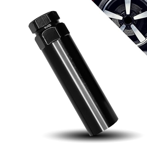 Image of Large 6 Spline Lug Nut Socket Spline Lug Nut Key, Wheel Lock Key Fuel Rim Nuts Lock Removal for 6Spline Wheel Nuts and 21mm 13 /16 Inch & 22mm 7 /8 Inch Hex Wrench Tuner Lugnuts Tool