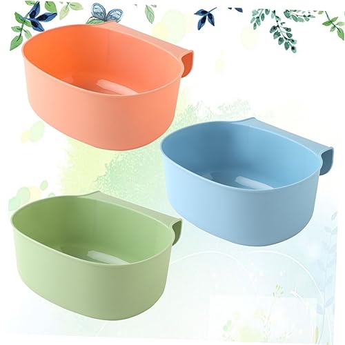 3 cajas colgantes para basura de plástico multifunción miniatura 3
