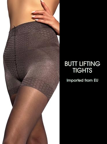 Image of Charm and Attitude Shaping Tights for Women | Butt Lift Slimming Pantyhose Stockings | Shapewear Nylons