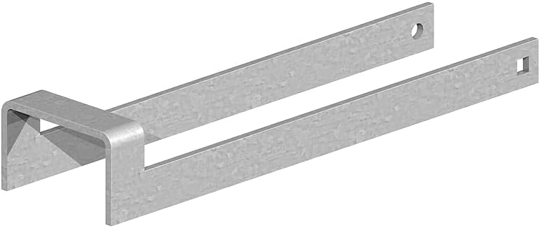 Wyre Direct Throw Over Loop Gate Latches for Wooden Gate, Field Gate Latch, Driveway Gates & Gate Catches for Wooden Gates, Secure Catch Solution - to Suit a 50mm (2") Wide Gate, 12"(Galvanised)