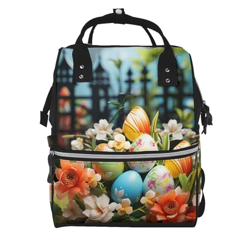 Sac à dos à langer imperméable avec poches isothermes et grande capacité de rangement