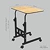 Portronics My Buddy D Wood Multipurpose Movable & Adjustable Table for ...