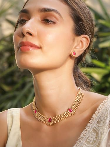 Juego de joyas tradicionales con rubíes el regalo de aniversario perfecto 2