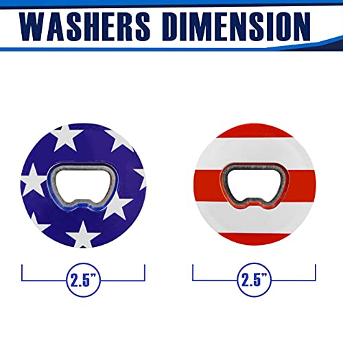 JST GAMEZ Washers Replacement Sets for Washer Toss Games Sets of 8 Replacement Washers Outdoor Games (America)