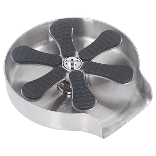 RASTKY Enjuagadora de Vasos de Acero Inoxidable 304, Práctica Enjuagadora de Vasos para Copas de Vino, Fregadero de Cocina