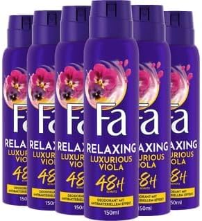 6 x Fa deodorant spray Women 'Luxurious Moments โ 150 ml