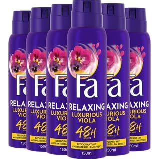 6 x Fa deodorant spray Women 'Luxurious Moments – 150 ml