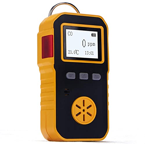 一酸化炭素チェッカー 高精度 1ppm単位 0-1000ppmデジタル表示 工業用センサー 温度計 キャンプ用 一酸化 炭素 チェッカー IP65 一酸化炭素検知器 警報器 CO検出器 CO漏れ検知 音 光 振動アラーム キャンプ用品 測定器 警報機 ポー