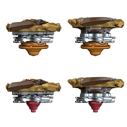 Image of Beyblade Burst QuadDrive Destruction Ifritor I7 and Stone Nemesis N7 Spinning Top Dual Pack Battling Game Top Toy