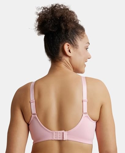 Image of Jockey ES27 Women Wirefree Non Padded Super Combed Cotton Elastane Stretch Full Coverage Minimizer Bra