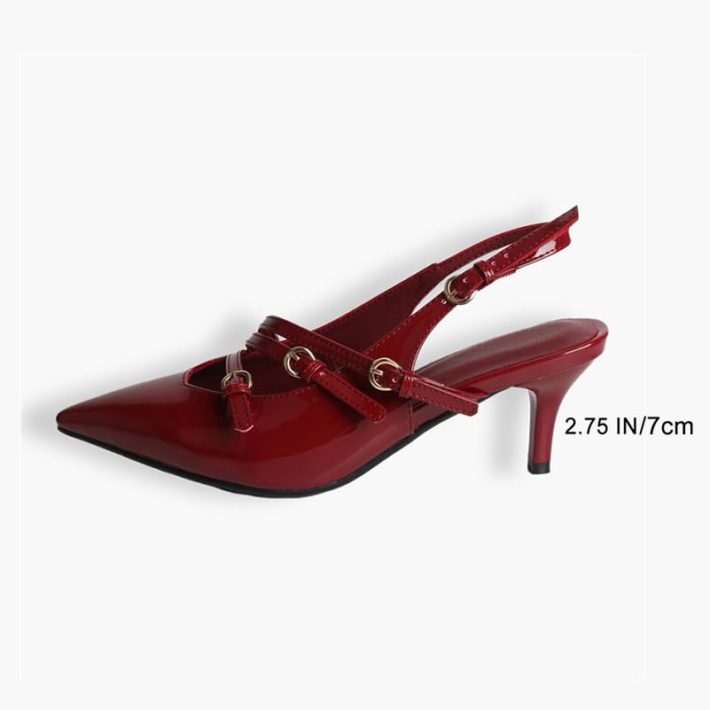 Image of FOREADA Lolita Shoes Platform Mary Jane Heels Kawaii Bow Lace Pearl Pumps | Vintage kawaii lolita styling ideal for dresses, with bead, lace, bow, ankle strap, pink, white and classic black colors