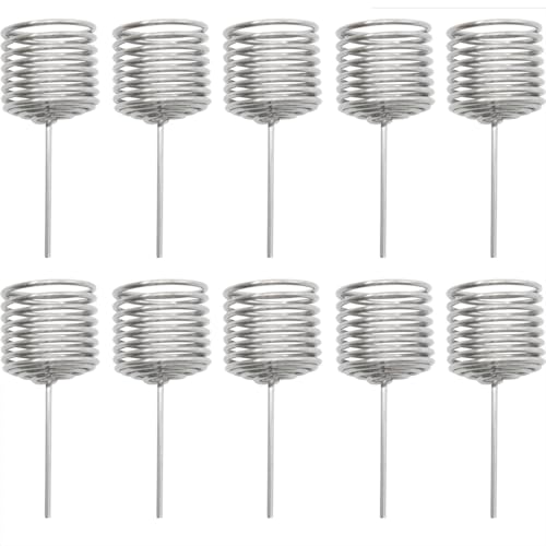 Canastos cilíndricos de acero inoxidable para fertilizantes, 10 unidades miniatura 1