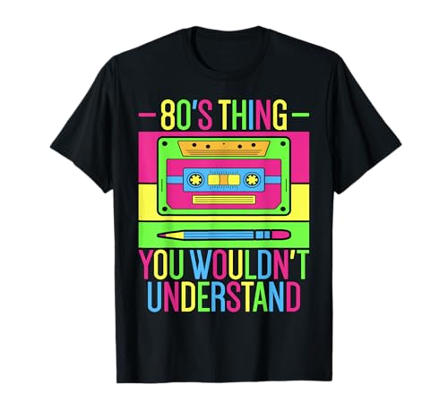 80s Outfit 1980s Fashion 80 Theme Party 80s Costume Eighties T-Shirt