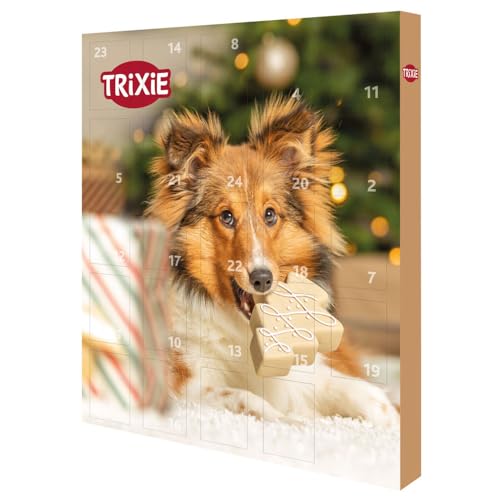 Trixie 9268 TRIXIE Adventskalender für Hunde, 30 × 34 × 3,5 cm