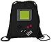 ShirtStreet Videospiel Videogame Gamer Game Computerspiel Premium Bio Baumwoll Turnbeutel Rucksack Stanley Stella Retro Spielkonsole, Größe: onesize,Black