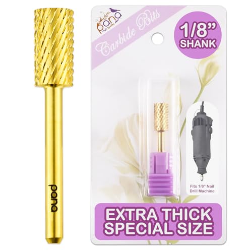 PANA 1/8" LARGE FLAT TOP SAFETY CARBIDE DRILL BIT miniatura 1