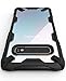 Ringke Fusion-X Designed for Galaxy S10 Plus (6.4") Case, Built in Dot Matrix Rear PC Anti-Cling Renovated Bumper [Military Drop Tested Defense] Double Protection for Galaxy S10 Plus (2019) - Black