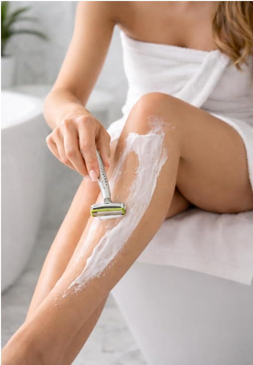 Image of Parker Safety Razor - The AeroShave, CNC Aluminum Double Edge Safety Razor & 5 Blades, Precision Blade Exposure for a Comfortable Shave, For Men & Women. Mild Aggression