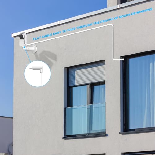 image for Uogw 2 Pack 20FT Power Extension Cable Compatible with Wyze Cam V4,Wyz