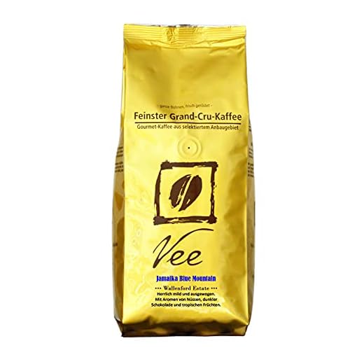VEE Jamaica Blue Mountain "Wallenford Estate" 500g - Medium Roast - Whole Bean - Filter Coffee - 1 x 500g