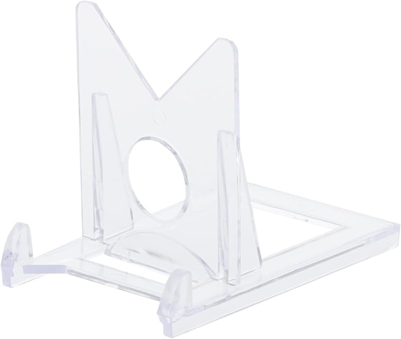 2-Piece Card Display Stands | Showcase Top Loaders, Magnetics, Screwdowns |Trading Card Display| Card Display Stand | Card Stand | Semi Rigid Card Holder Stand (10 Pack)