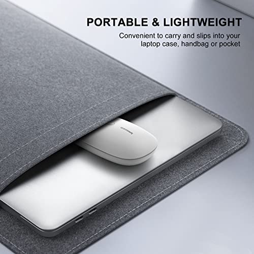 Echtpower Computer Mouse Wireless, 2.4G Portable Silent Optical Usb Mouse With Adjustable 1600 Dpi, Usb Mini Receiver, Ergonomic Quiet Click Computer Mouse For Laptop Pc Notebook Mac-White #TOP5