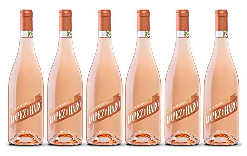 Hacienda López de Haro - Vino Rosado D.O Rioja - 6 botellas de 75cl