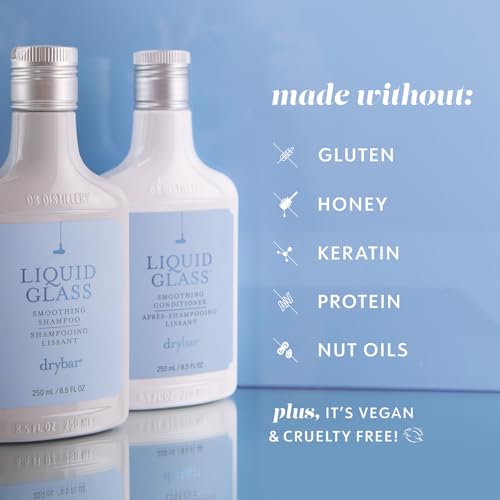 Drybar Liquid Glass Smoothing Conditioner | Fight Frizz | Hydrating Conditioner for Soft, Silky & Shiny Hair | Salon-Quality Glossy Finish