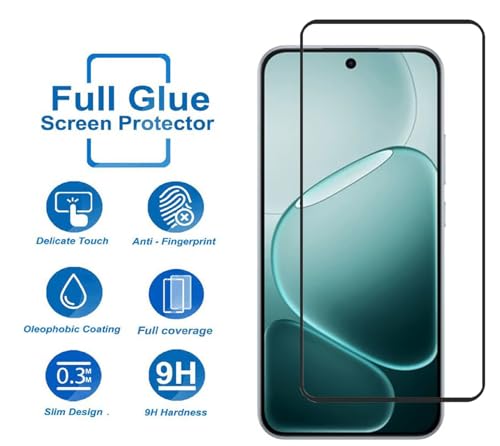 Image of FabeKee Tempered Glass Screen Protector Compatible For Black Cellphone With Edge To Edge Coverage And Easy Installation Kit (Transparent, Oppo F31 5G)