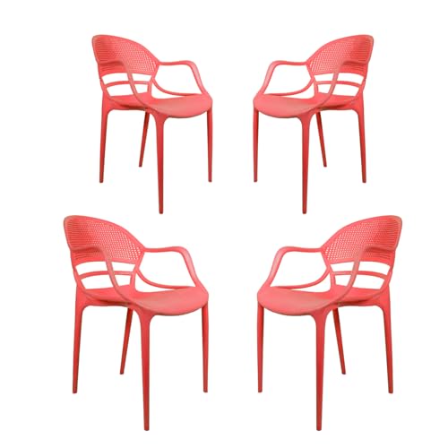 Image of DIYA Sunset Restaurant & Cafe Chair | Designer Plastic Arm Chair