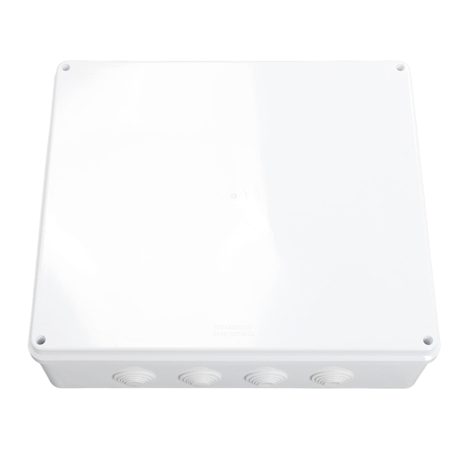 YWBL-WH Caja de Conexiones Eléctricas Caja Eléctrica de Plástico ABS 400 X 350 X 120 Mm IP65 Cubierta Preperforada Resistente a Impactos para Conexiones de Equipos de Cableado Residencial en